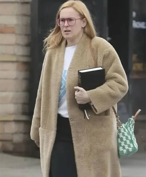 Rumer Willis Shearling Coat