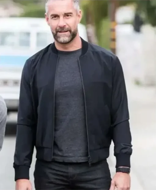 S.W.A.T. Jay Harrington Black Vintage Bomber Jacket