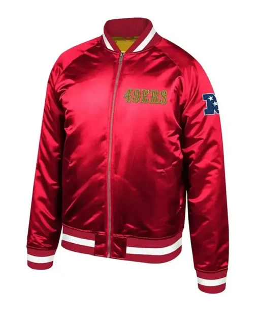 San Francisco 49Ers Faithful to The Bay Red Bomber Jacket