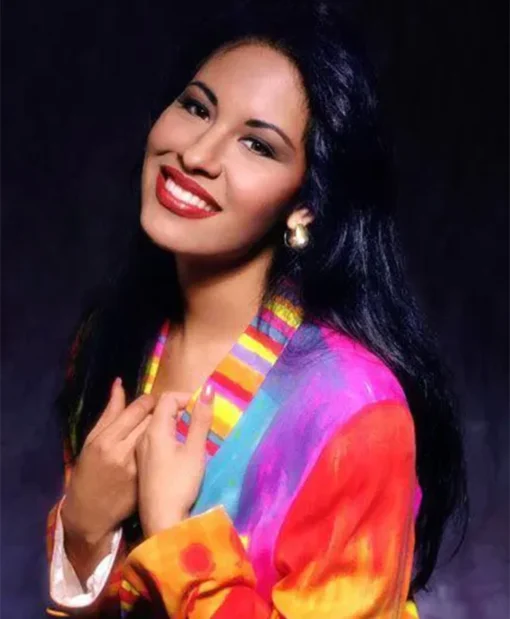 Selena Quintanilla Pérez Cotton Colorful Blazer