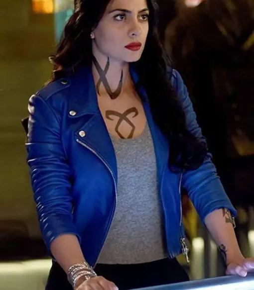 Shadowhunters Isabelle Lightwood Real Leather Jacket