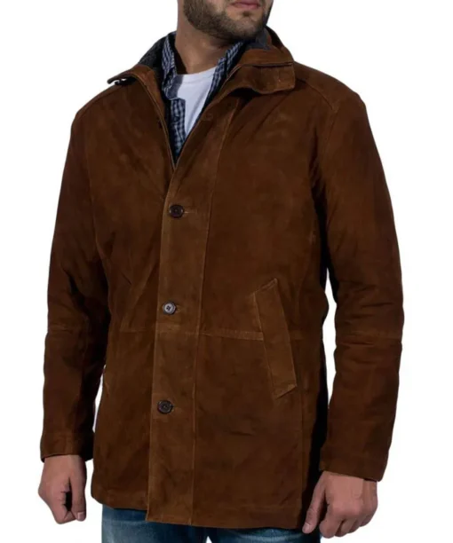 Sheriff Walt Longmire Suede Leather Coat