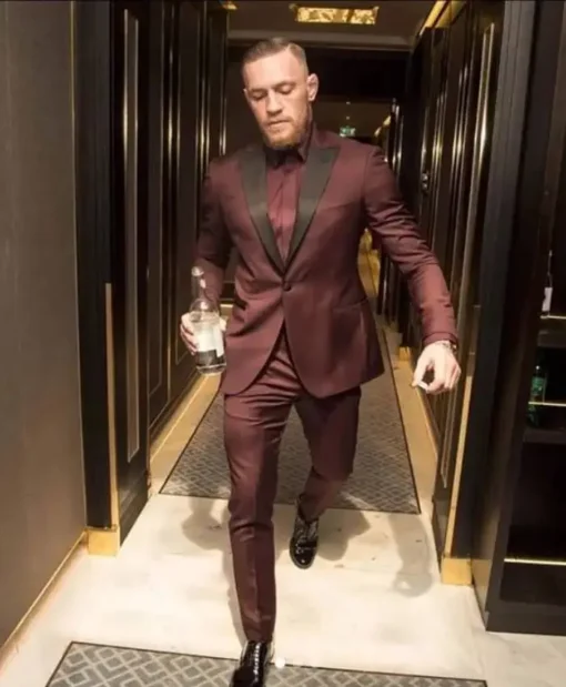 Shop Conor McGregor Burgundy Suit For Men and Women