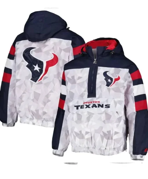 Shop Men and Women Houston Texans Pullover Starter Jacket