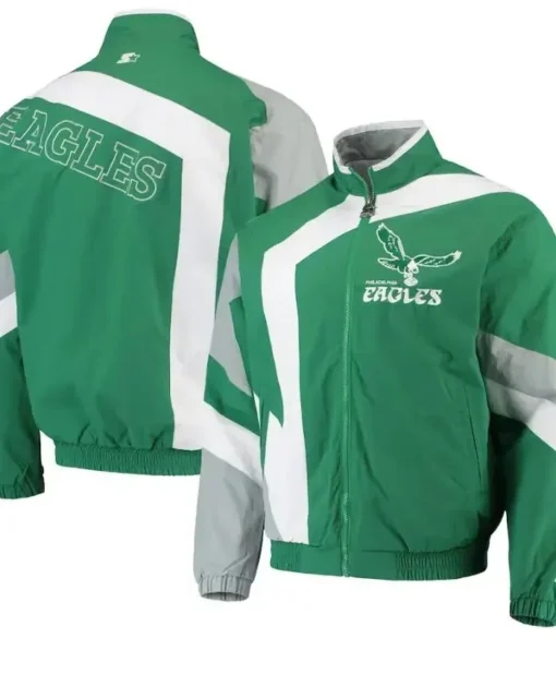 Shop Men and Women Philadelphia Eagles Throwback Jacket