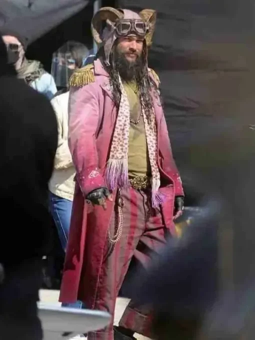 Slumberland Jason Momoa Long Pink Coat