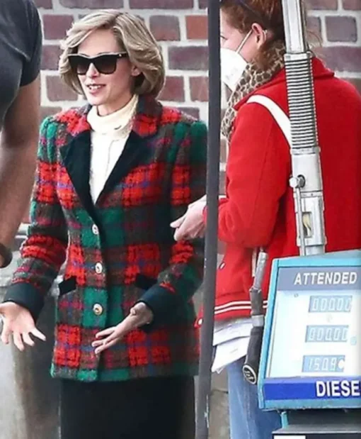 Spencer Princess Diana Plaid Wool Coat