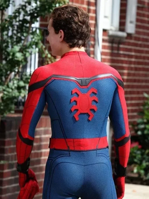 Spider Man Homecoming Red Leather Jacket For Sale