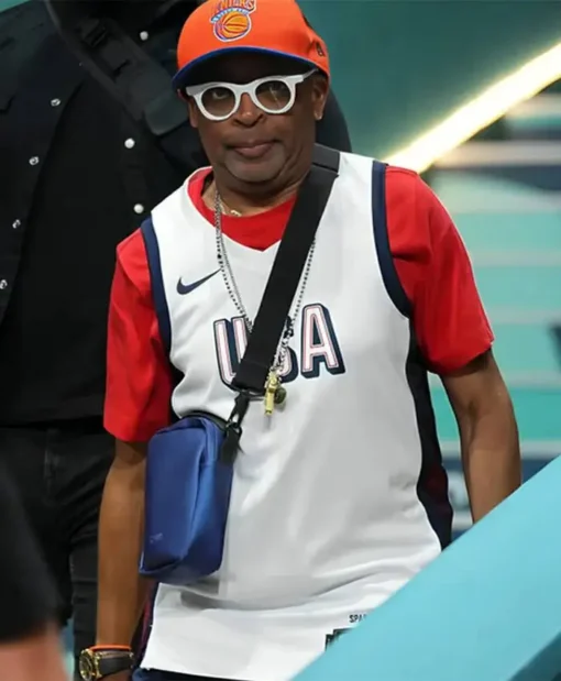 Spike Lee 2024 Olympics Basketball USA White Vest