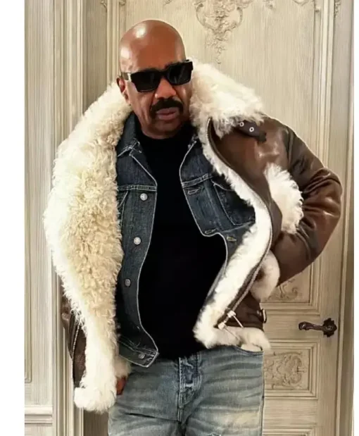 Steve Harvey Leather Jacket