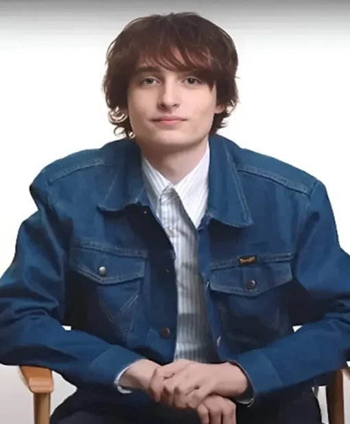 Stranger Things Mike Wheeler Blue Cotton Jacket