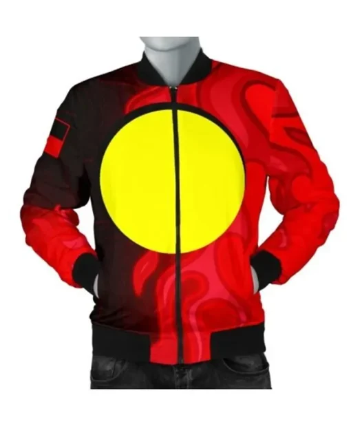 Sun Australia Flame Vintage Bomber Jacket