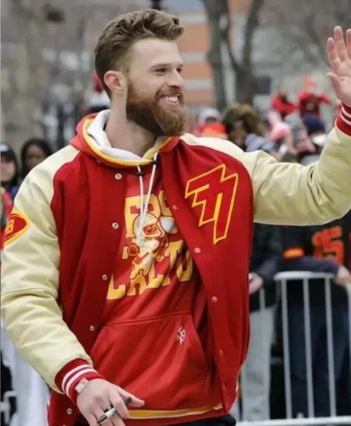 Super Bowl Parade Harrison Butker Varsity Jacket