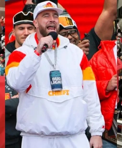 Super Bowl Travis Kelce Parade Jacket