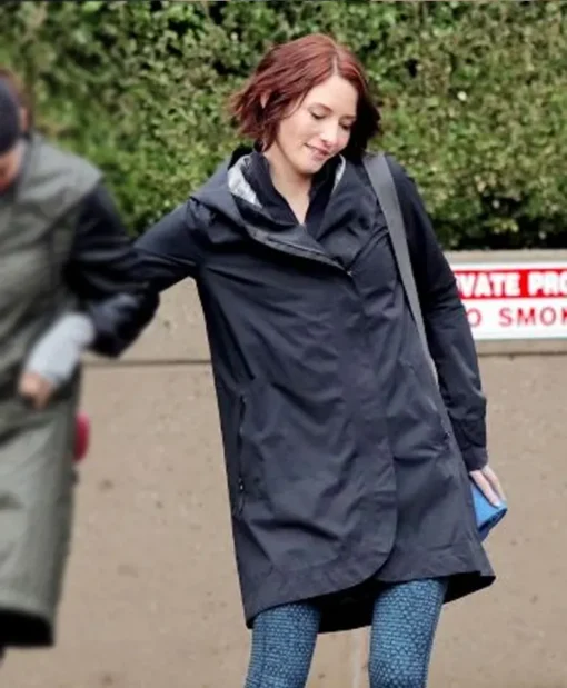 Supergirl Chyler Leigh Cotton Hooded Coat