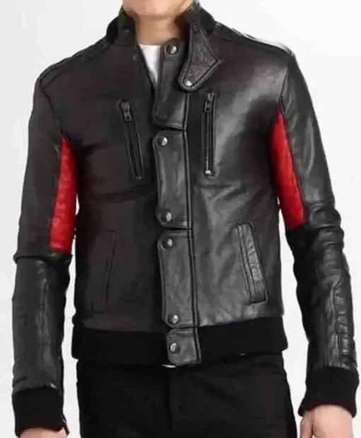 Surface To Air Kid Cudi Leather Black Jacket