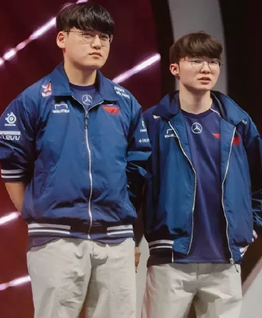 T1 2024 MSI Blue Bomber Jacket