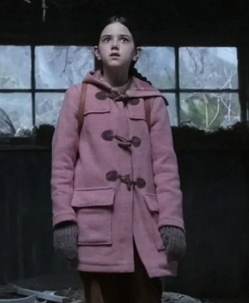 Tales from the Loop Young Girl Pink Wool Coat