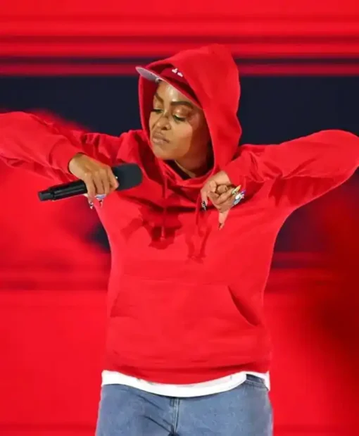 Taraji P. Henson 2024 BET Awards Red Pullover Hoodie