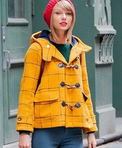 Taylor Swift Paddington Loves Duffle Mustard Coat