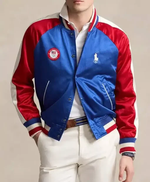 Team USA Baseball Varsity Jacket