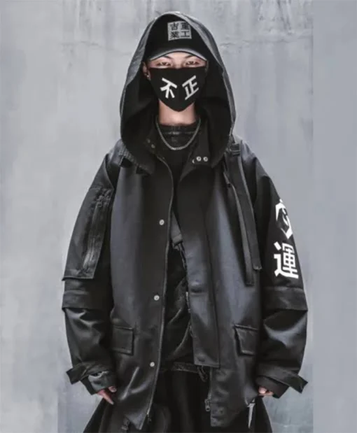 Techwear Cyberpunk 2077 Cotton Black Jacket