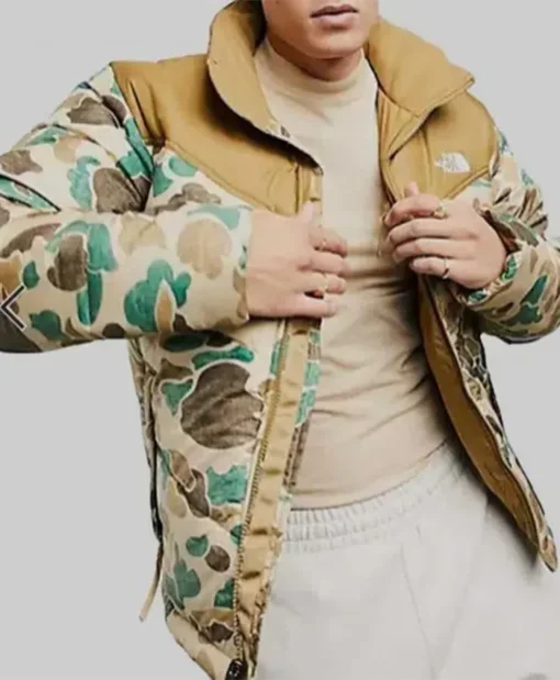 Ted Lasso S02 Richard Montlaur Camo Parachute Jacket