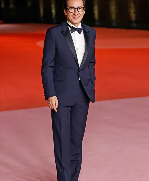 The Academy Gala 2023 Event Ke Huy Quan Blue Suit