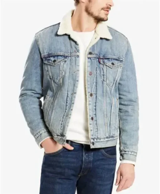 The Adam Project Braxton Bjerken Denim Trucker Jacket