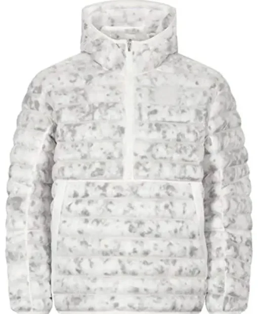 The Chi S05 Marble Print Grey Puffer Jacket