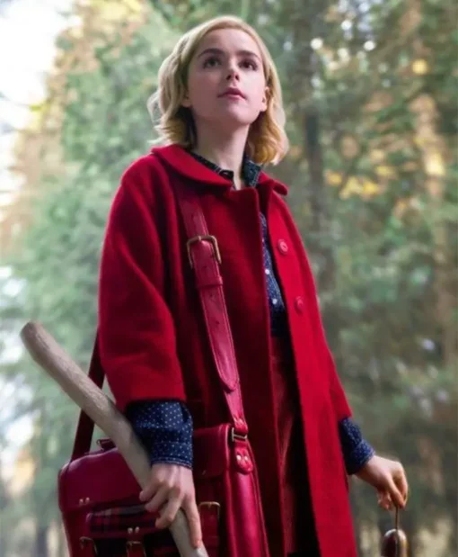 The Chilling Adventures of Sabrina Spellman Wool Red Coat