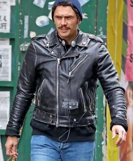 The Deuce Frankie Martino Black Biker Jacket