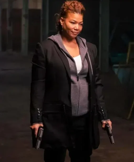 The Equalizer 2021 Queen Latifah Wool-Blend Coat