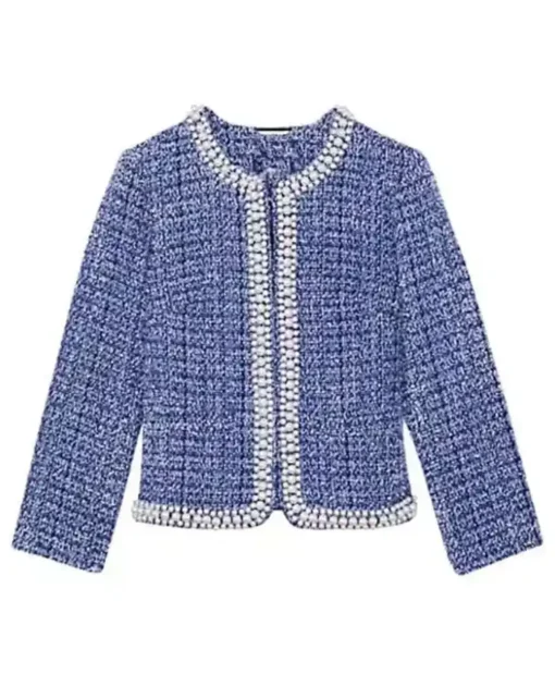 The Equalizer S04 Barbara Sullivan Blue Tweed Blazer