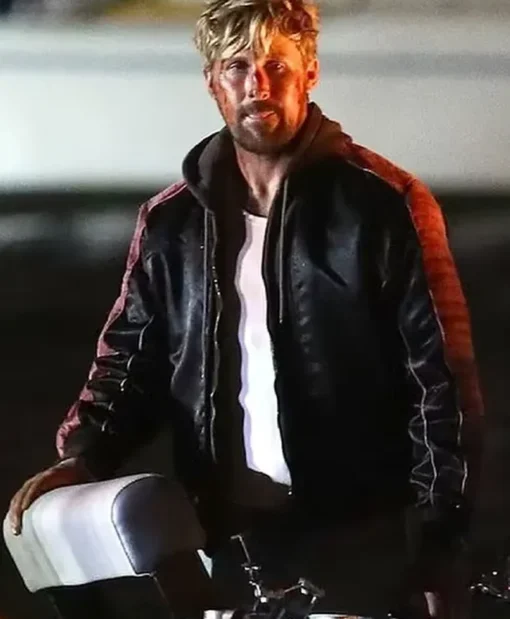 The Fall Guy 2024 Ryan Gosling Leather Black Jacket