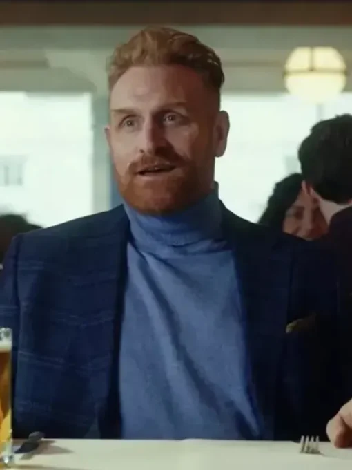 The Gentlemen 2024 Kristofer Hivju Checkered Blazer