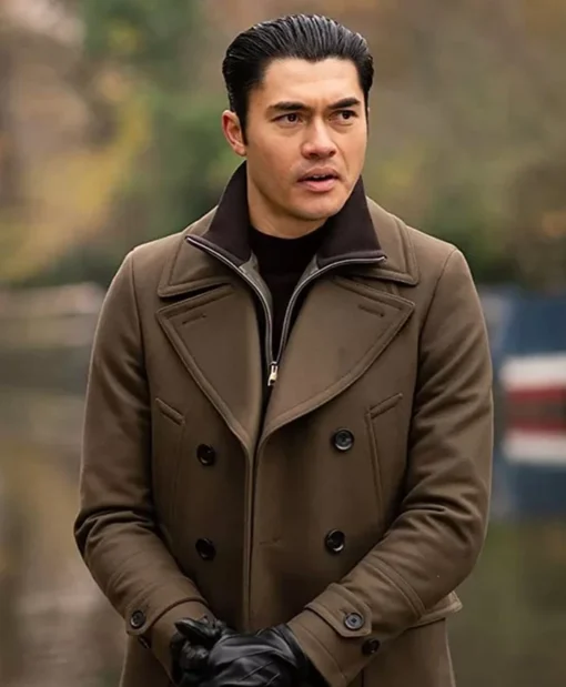 The Gentlemen Henry Golding Brown Trench Coat