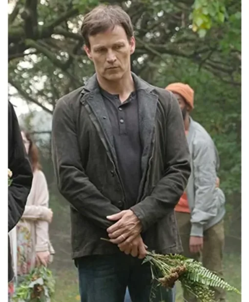 The Gifted Stephen Moyer Suede Leather Blazer