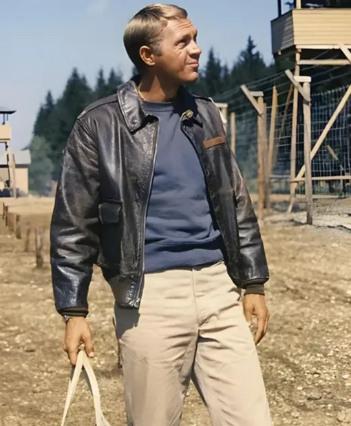 The Great Escape Steve Mcqueen Brown Jacket