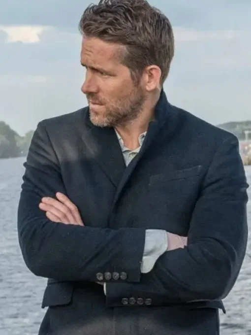 The Hitman’s Bodyguard Michael Bryce Black Coat sale