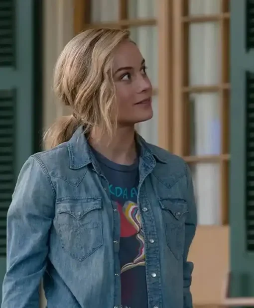 The Marvels 2023 Carol Danvers Denim Jacket