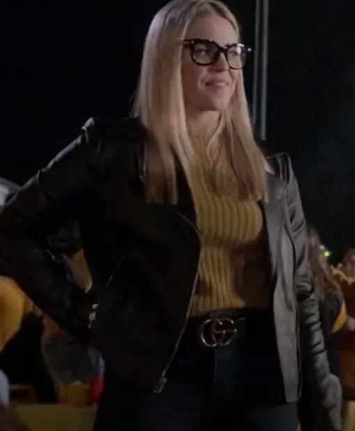 The Sex Lives of College Girls Reneé Rapp Black Leather Jacket