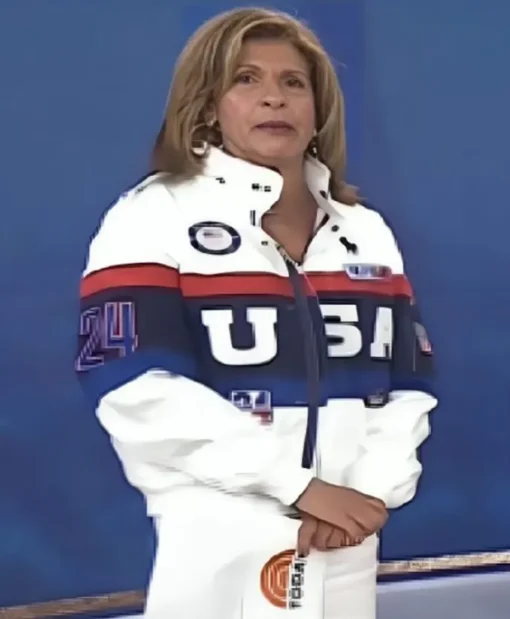 The Today Show Hoda Kotb Red Team USA Jacket