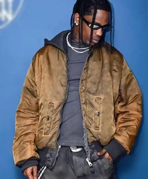 The Tonight Show Travis Scott Vintage Bomber Jacket