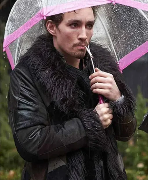 The Umbrella Academy Klaus Hargreeves Leather Coat