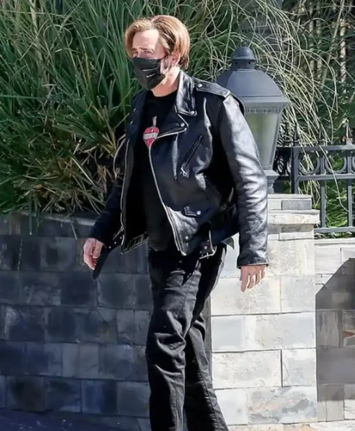 The Unbearable Weight of Massive Talent Nicolas Leather Jacket