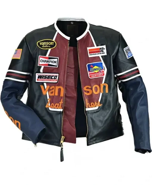 The Vanson Star Leather Jacket