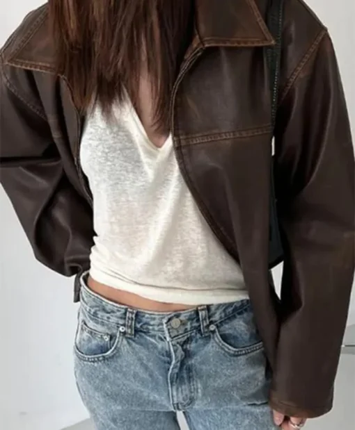 The Verlin Brown Leather Jacket