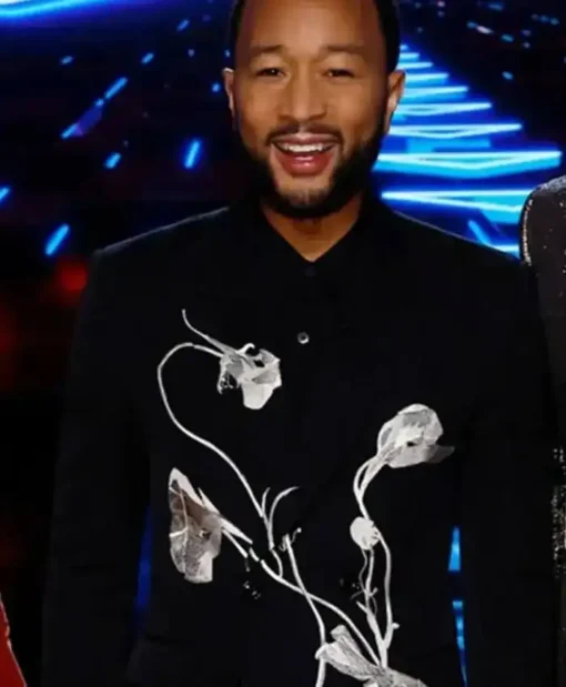 The Voice S25 John Legend Black Blazer