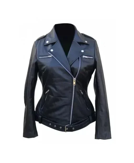 The Walking Dead Negan Women Real Leather Jacket